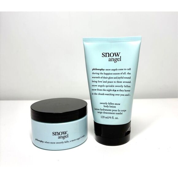 Philosophy Snow Angel 4pc Lot Glazed Body Souffle Cream Lotion - Picture 3 of 4